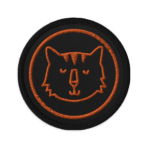 Tiger Reading Buddy Embroidered Patch